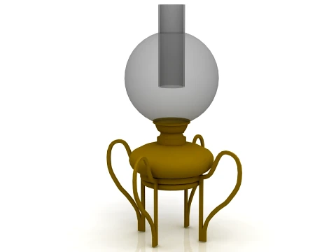 Oil lamp 3D Model