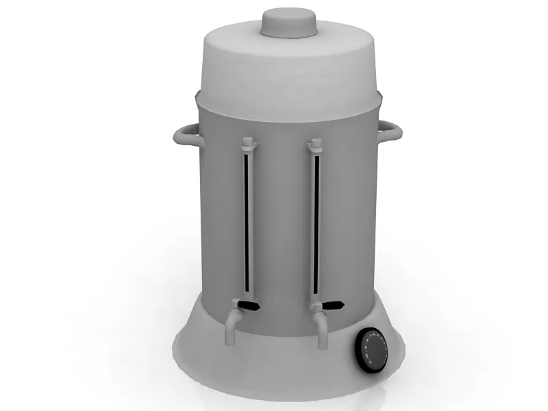 Tea Machine Maker 3D Model .c4d .max .obj .3ds .fbx .stl .blend 