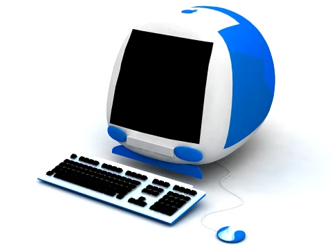 Apple eMac Desktop Modèle 3D