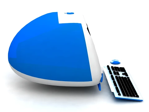 Apple eMac Desktop 3D Model