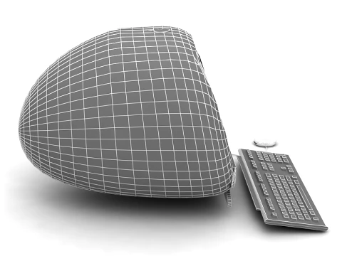 Apple eMac Desktop 3D Model