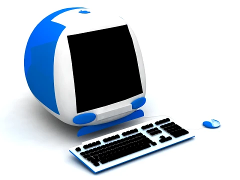 Apple eMac Desktop 3D Model