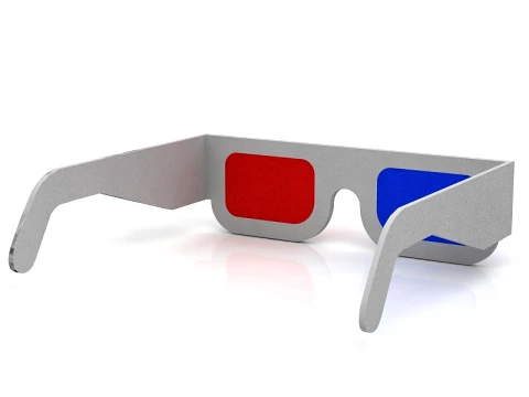 3D Glasses 3D Model