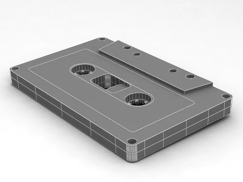 Tape Casette 3D Model