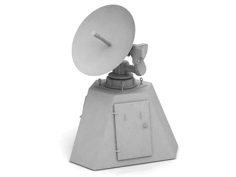 X Band Polarimetric Doppler Mobile Radar 3D Modell