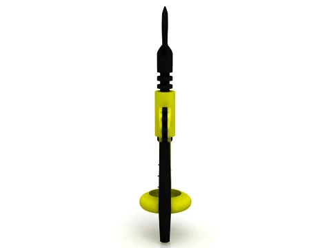 Double Armed Cork Screw 3D Model