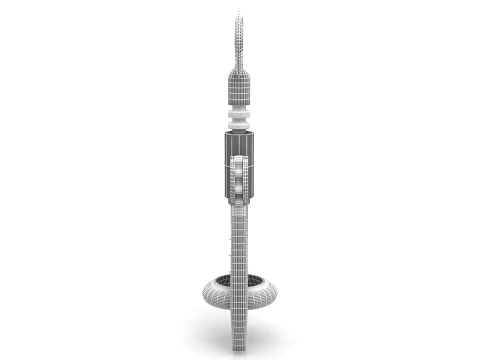 Double Armed Cork Screw 3D Model