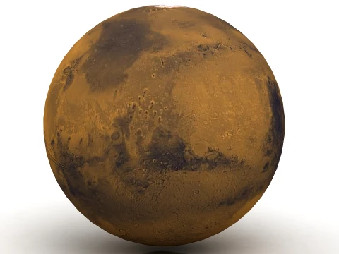 Planet Mars 3D Model