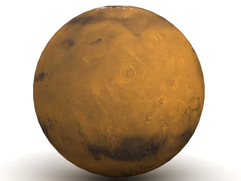 Planet Mars 3D Model