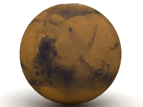 Planet Mars 3D Model
