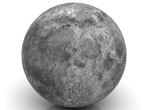 The Moon 78k 3D Model