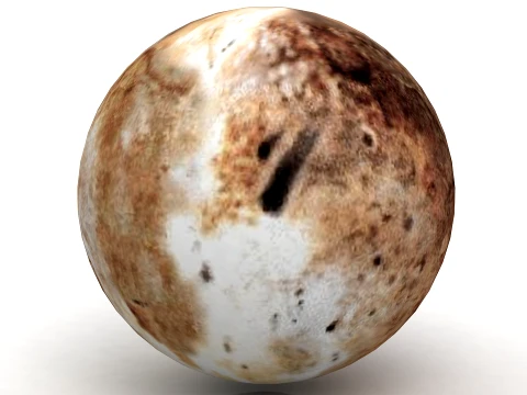 Pluto Planet 3D Model