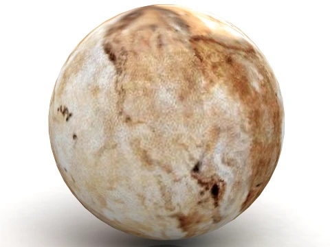 Pluto Planet 3D Model