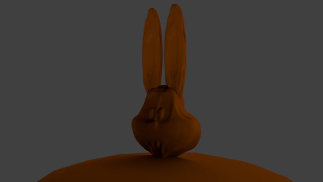 chocolate bunny 3D 模型 .c4d .max .obj .3ds .fbx .stl .blend 