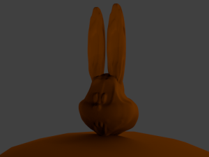 chocolate bunny Modèle 3D