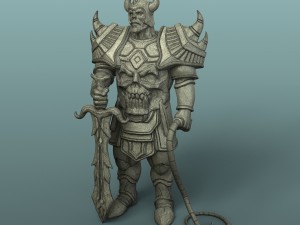 warrior Modelo de Impressão 3D
