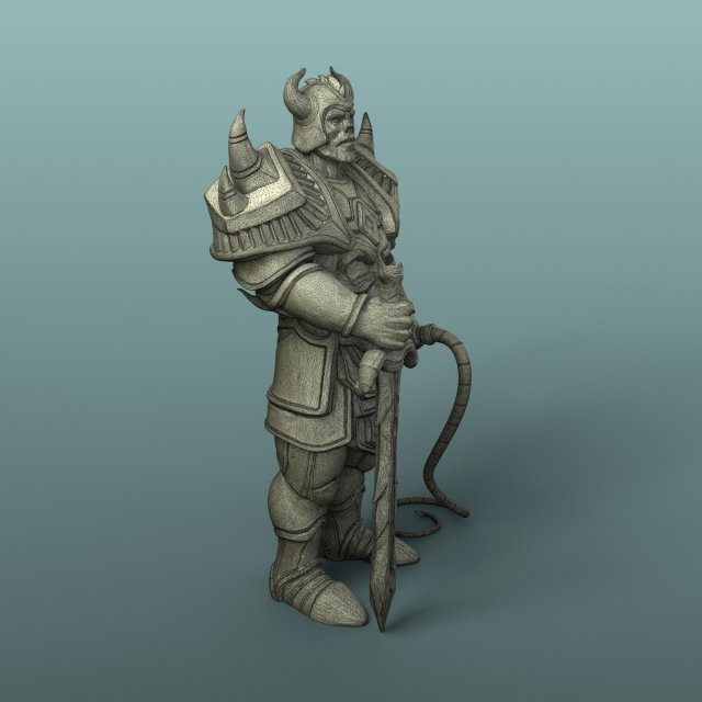 Download warrior 3D Model