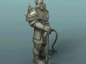 warrior 3D Print Model