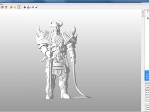 warrior Modelo de Impressão 3D