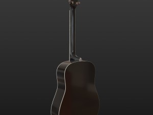 guitar black 3D Model