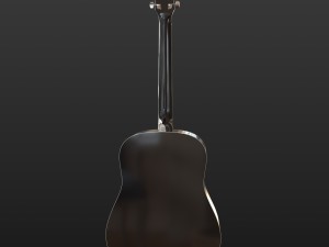 guitar black 3D Model