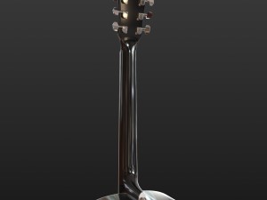 guitar black 3D Model