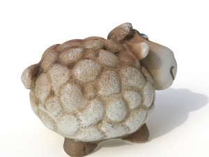 statuette sheep 3D 模型