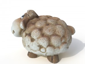 statuette sheep 3D 模型