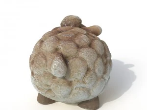 statuette sheep 3D Model