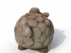 statuette sheep 3D 模型