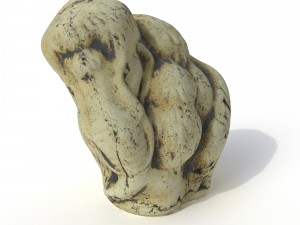 statuette mammoth Model 3D