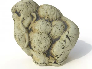 statuette mammoth 3D Model