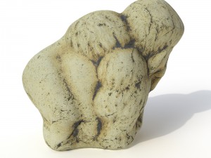 statuette mammoth Model 3D