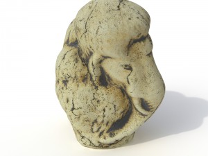 statuette mammoth Model 3D