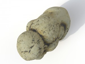 statuette mammoth Model 3D