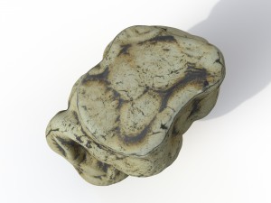 statuette mammoth Model 3D