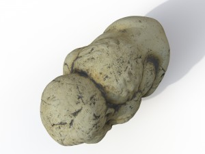 statuette mammoth Model 3D