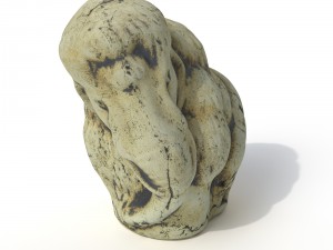 statuette mammoth Model 3D