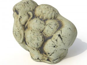 statuette mammoth Model 3D