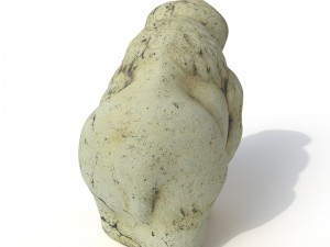 statuette mammoth Model 3D