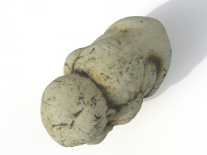 statuette mammoth Model 3D