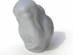 statuette mammoth Model 3D