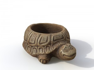 statuette turtle Modello 3D