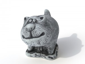 statuette cat 3D Модель