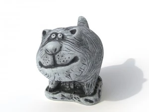 Statuettenkatze 3D Modell