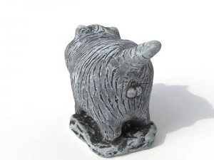 Statuettenkatze 3D Modell