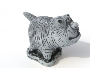 Statuettenkatze 3D Modell