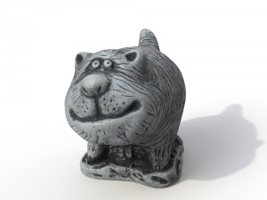 statuette cat 3D Модель