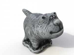 statuette cat 3D Модель