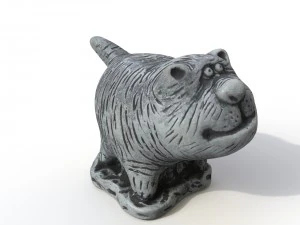 Statuettenkatze 3D Modell